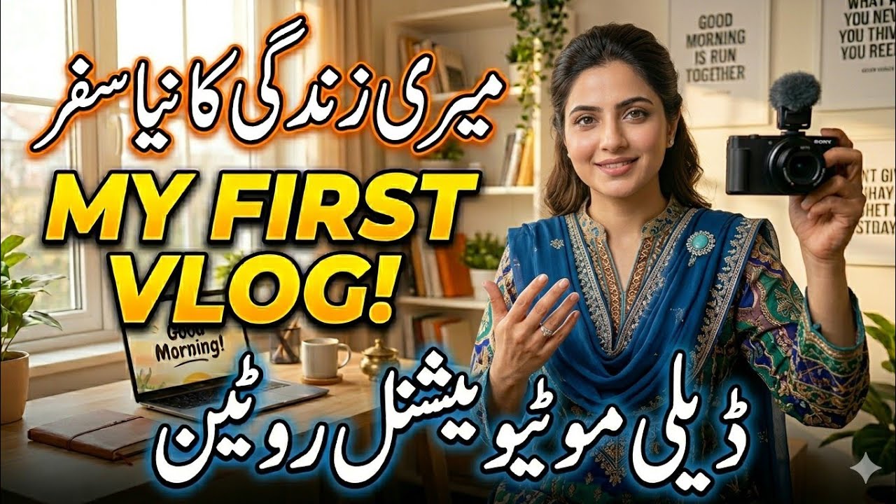 First Vlog Ever | A Housewife’s Real Life Story | Motivation for Women ✅✨ Laraib Khan 
