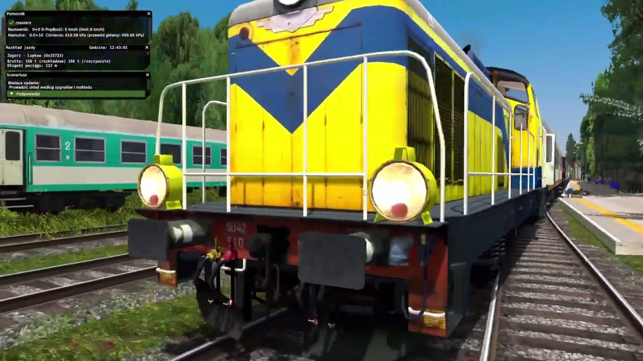 Symulator Maszyna - SU42-510 - ,,  Zagórz - Łupków 