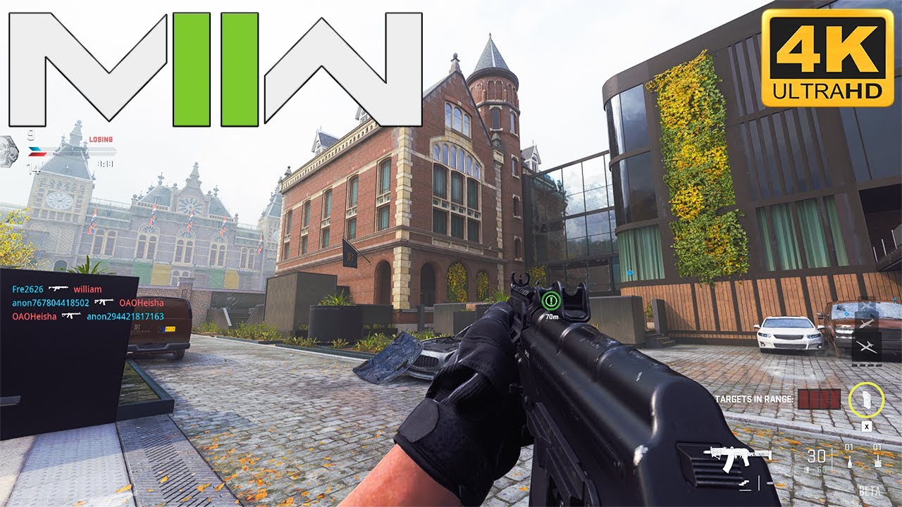Call of Duty Modern Warfare 2 Beta: Multiplayer Gameplay | No Commentary (4K UHD 60 FPS)