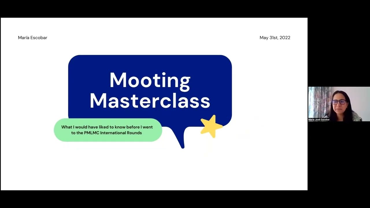 Price Media Law Moot 2021/22: Mooting Masterclass