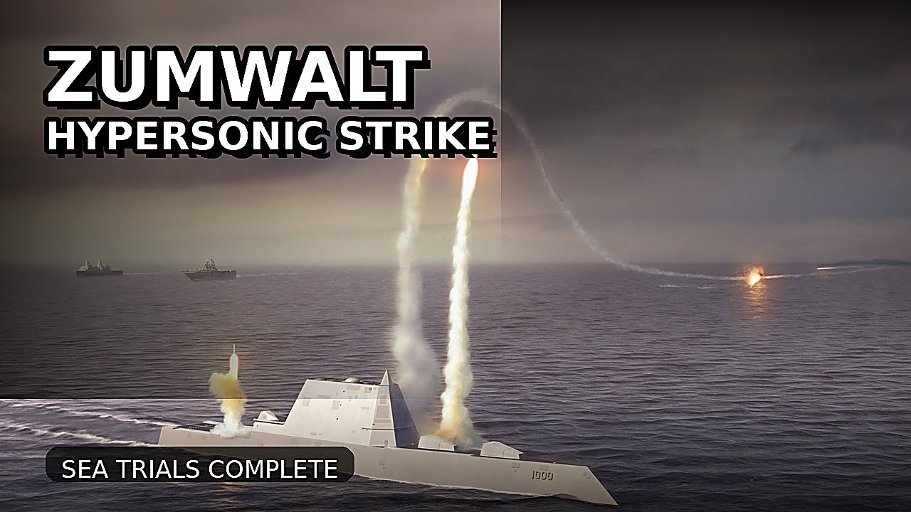 Гиперзвуковая модернизация эсминца USS Zumwalt вышла в океан: ходовые испытания завершены.
