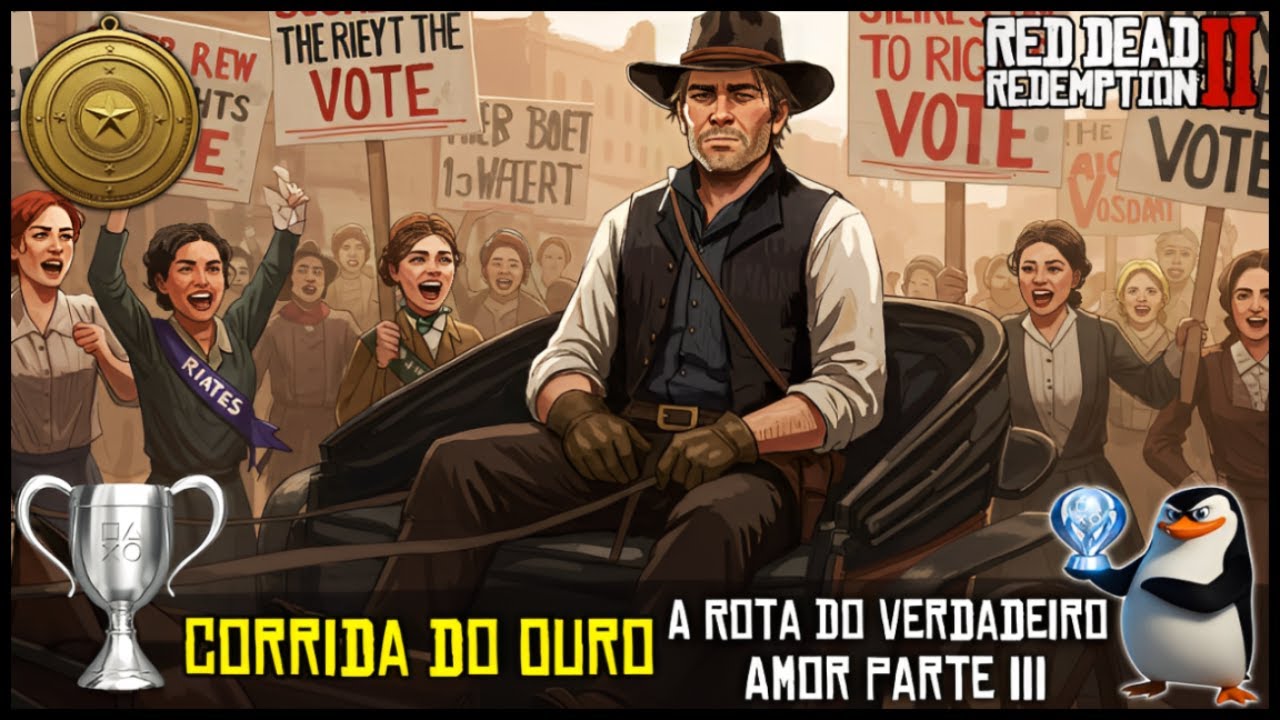 Red Dead Redemption 2:A Rota Do Verdadeiro Amor Parte III  | Troféu Corrida do Ouro