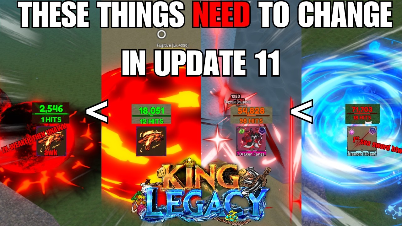 Changes That Should Come To King Legacy In Update 11