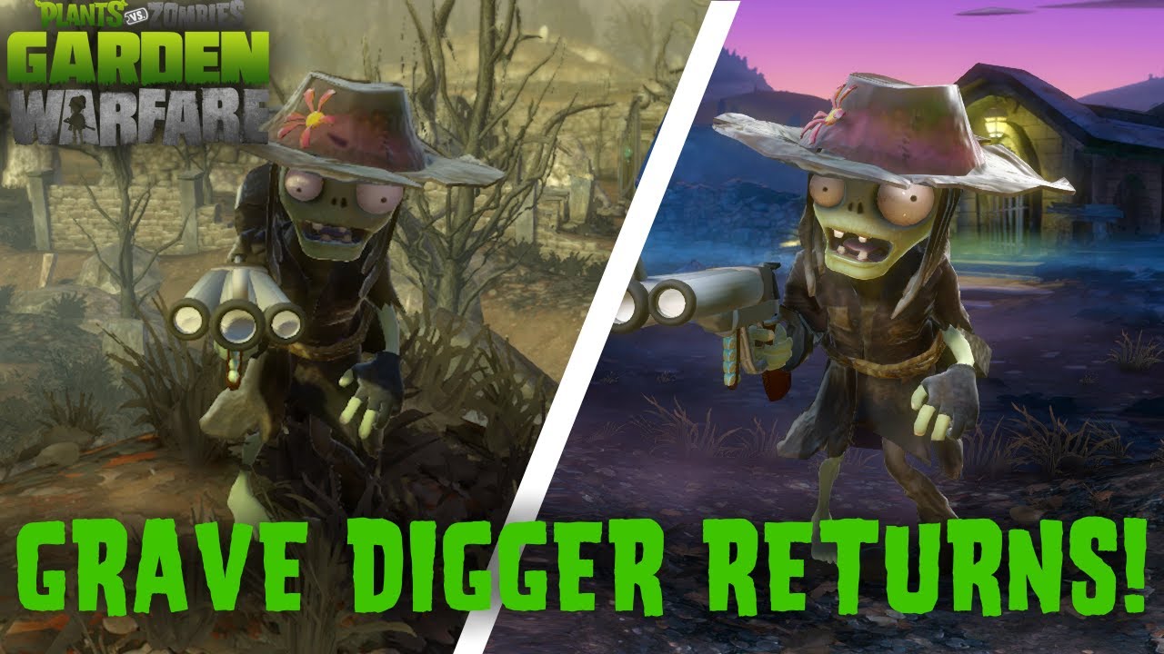 Grave Digger Returns to Garden Warfare 1!