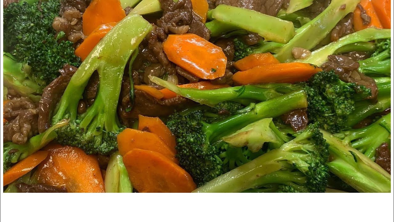 Brócoli Con Carne De Res Comida China