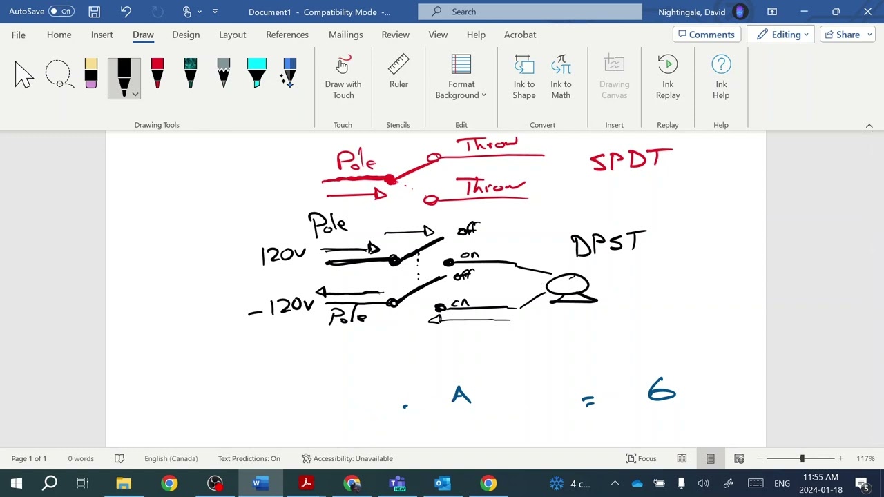 Explanation of SPST SPDT DPST and DPDT