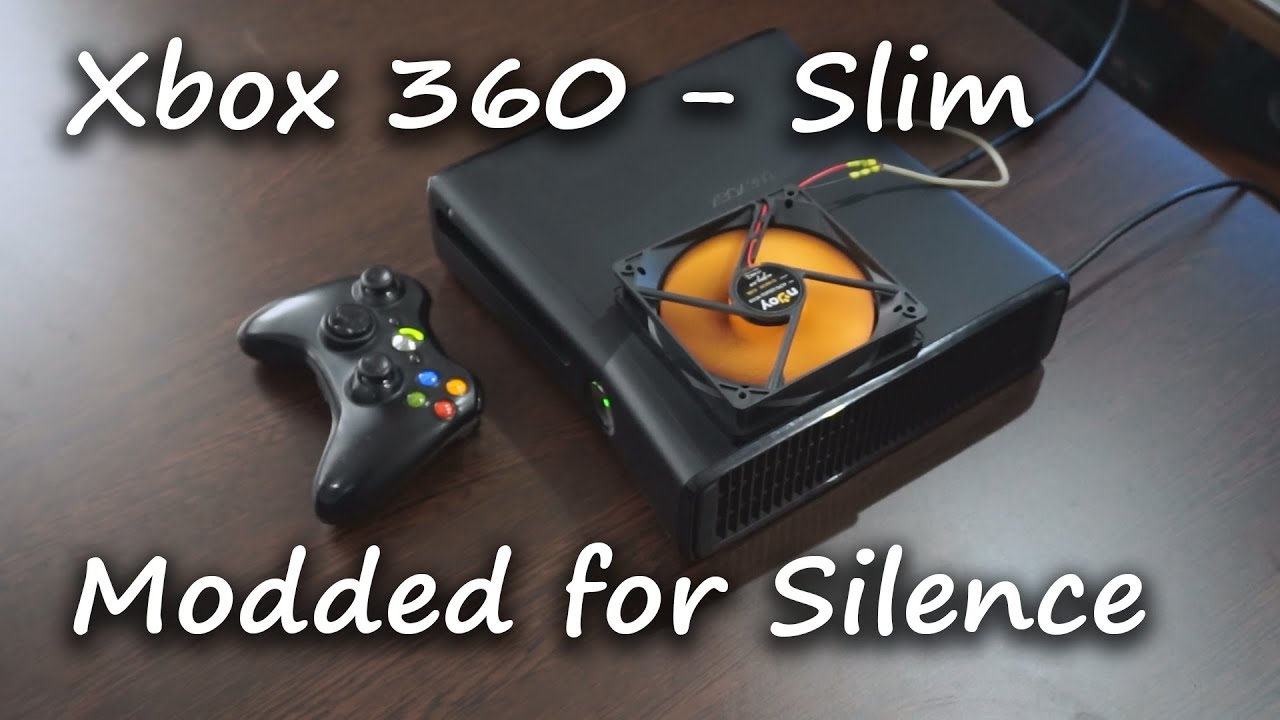 Xbox 360 Slim - Modded for Silence