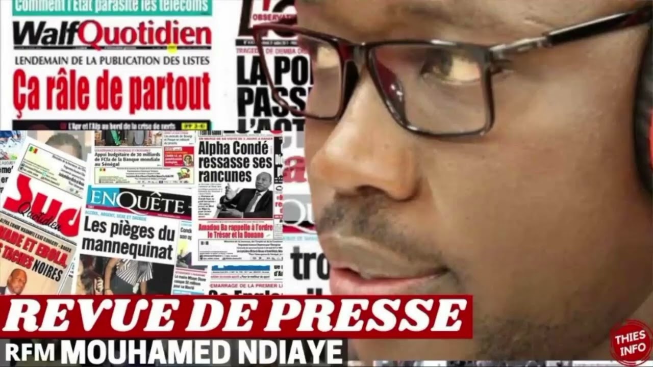 REVUE DE PRESSE RFM, REVUE DE PRESSE AUJOURD'HUI 01 03 2026