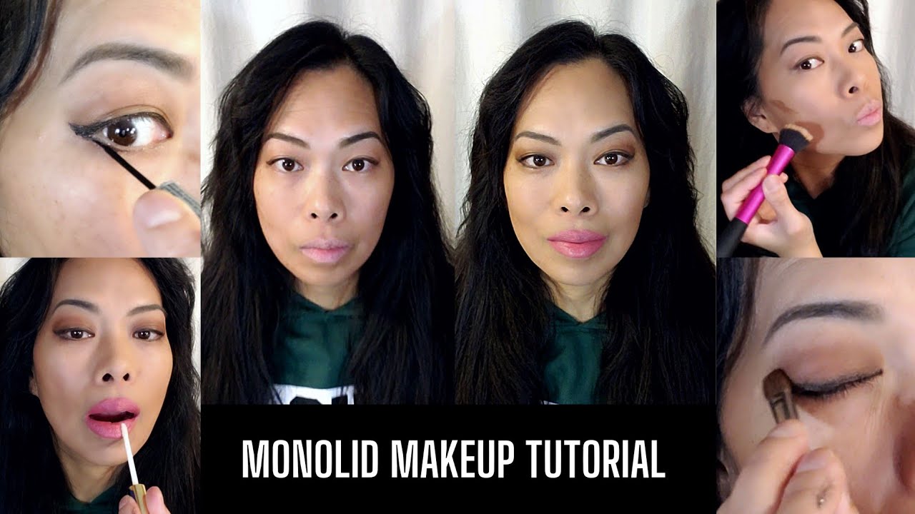 Makeup tutorial 💄 Asian monolid hooded eyes • SeneGence LipSense 
