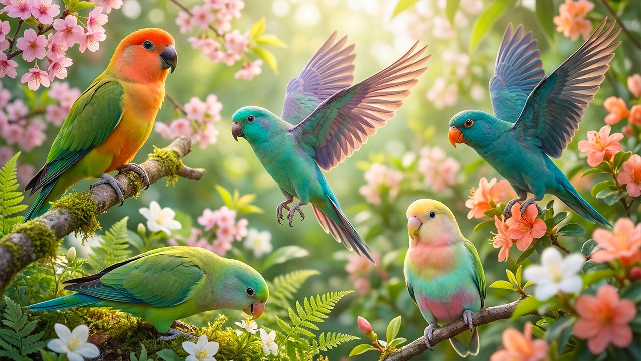 The Hidden Beauty of Wild Birds in Spring Wonderland 🌸✨ Nature’s Living Jewels in Stunning Detail