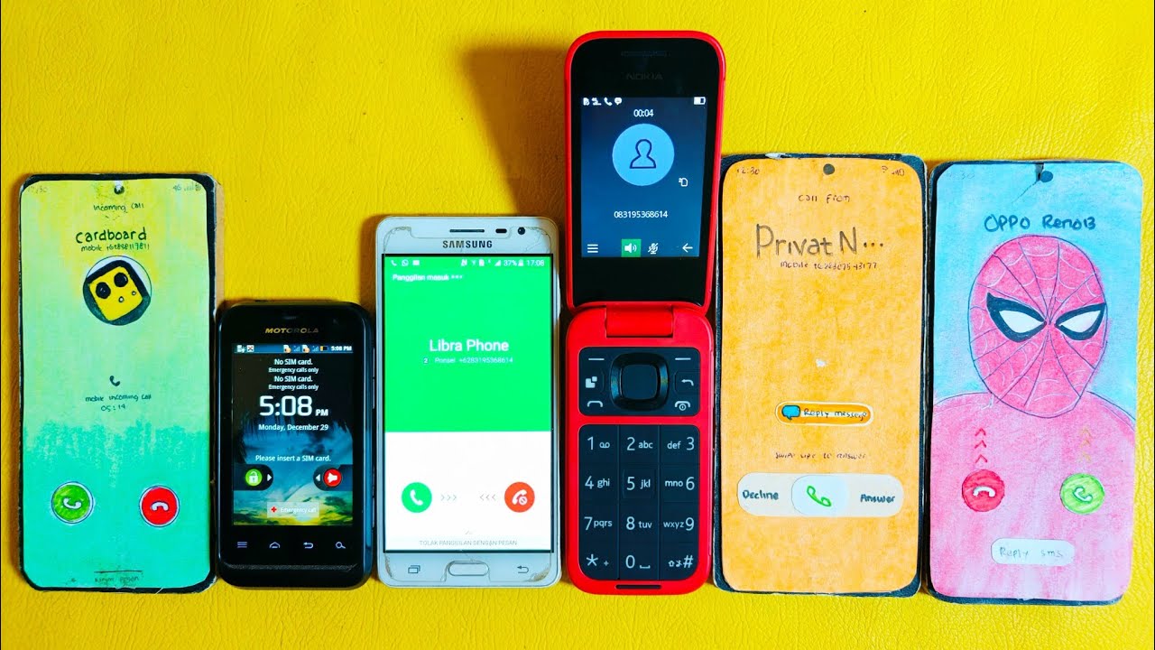 Samsung S24fe Motorola Galaxy j3 pro Nokia 2660 Oneplus 13 Oppo reno 13| Guess who incoming Call