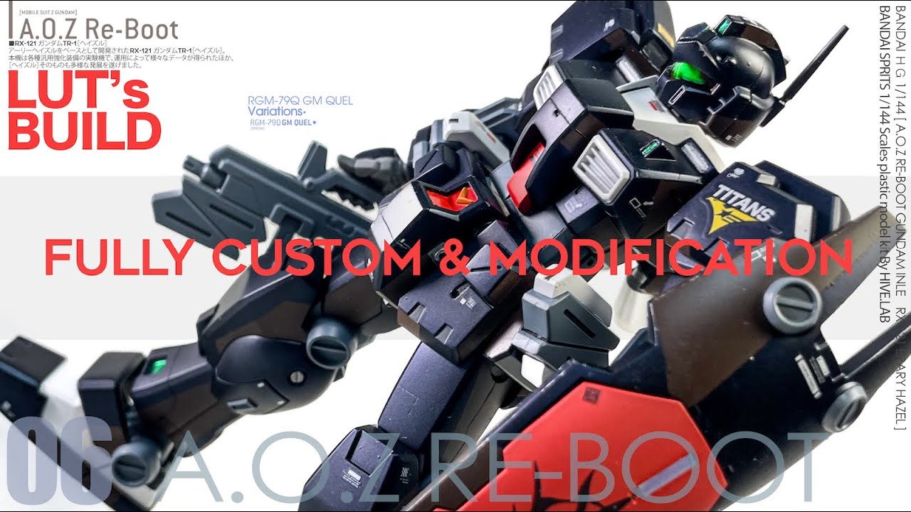 A.O.Z RGM-79 GM QUEL Variations [ Fully Custom Build and Fully Paint ] #gundam #gunpla #AOZgundam