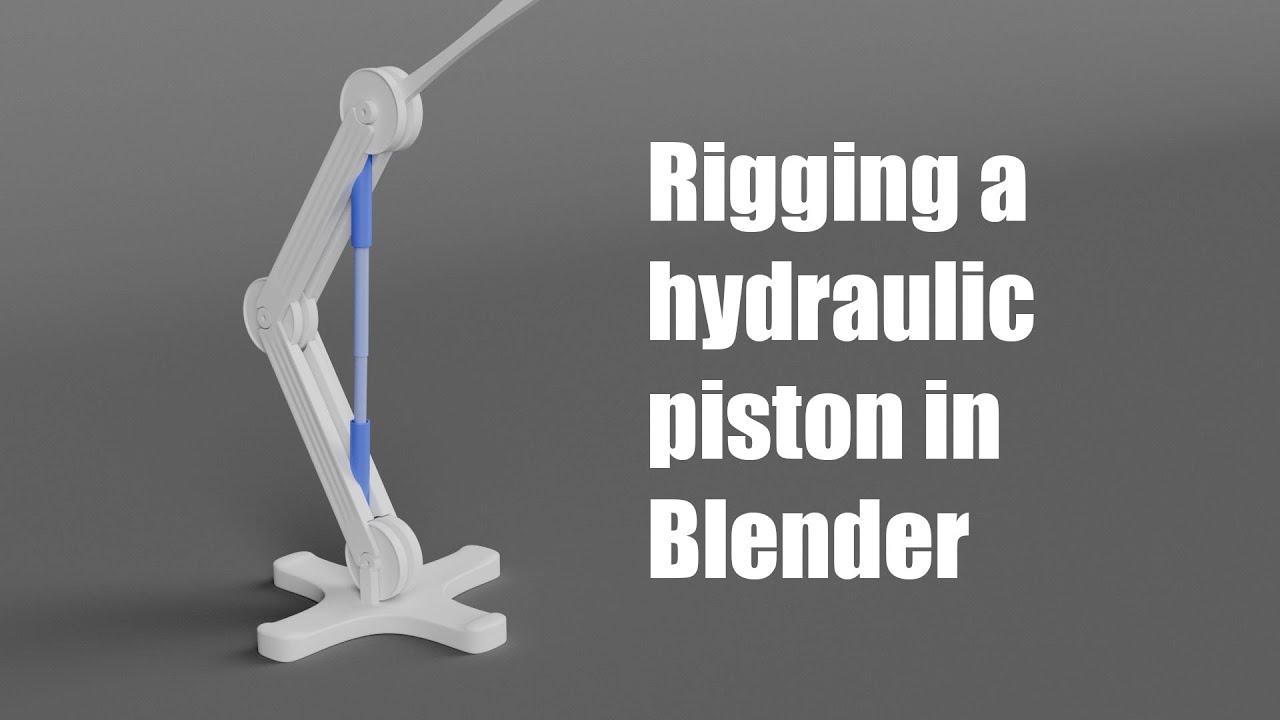 Создание ригов для поршней в Blender