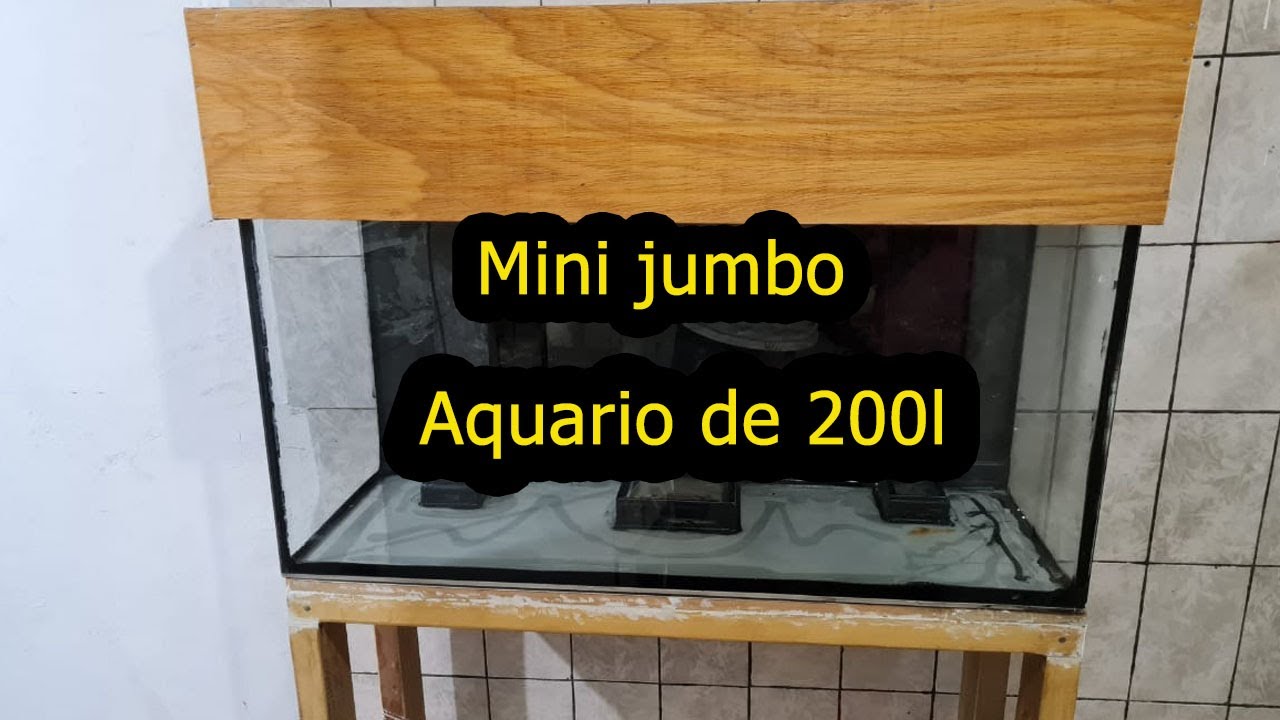 Como fazer uma base de aquário 200l para o peixe oscar