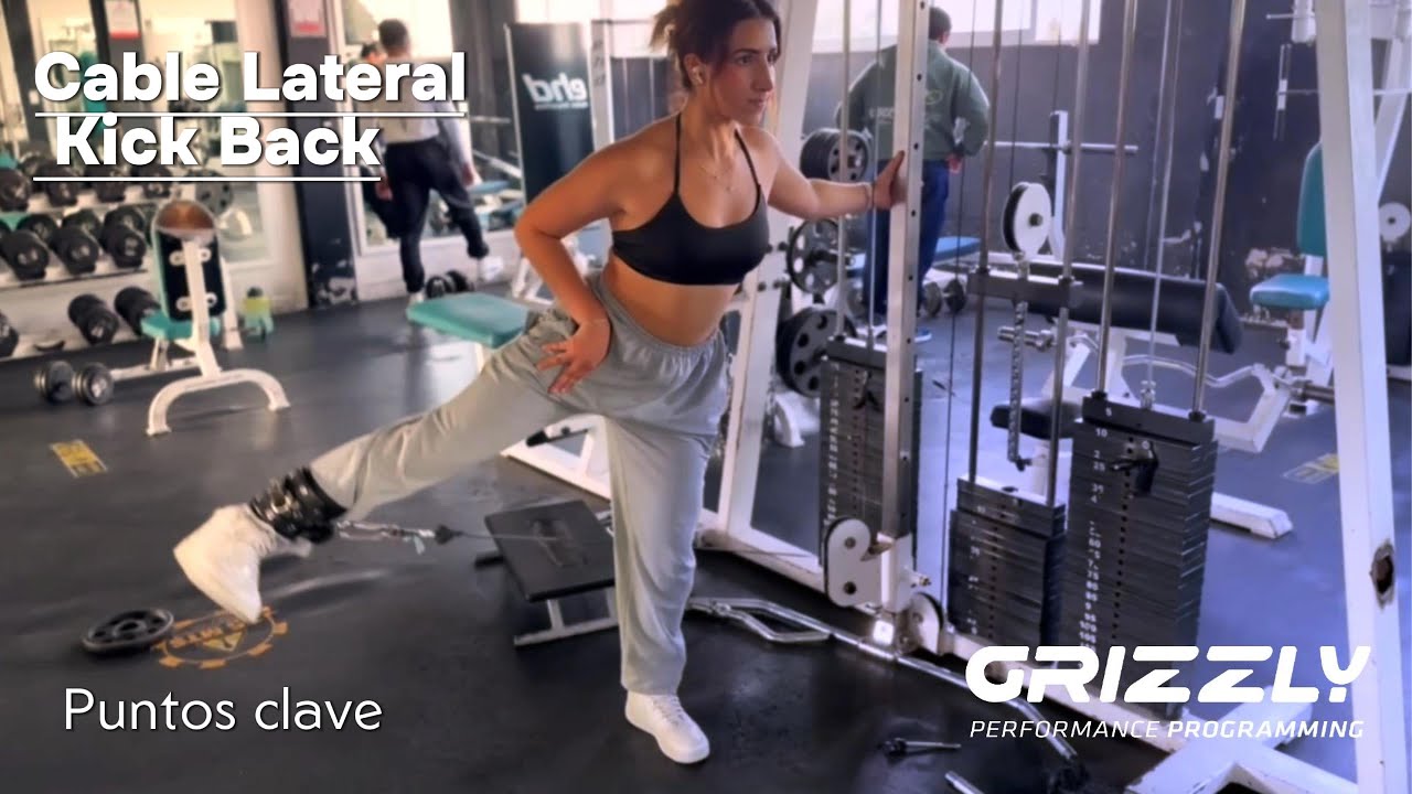 Cable Lateral Kick Back (Behind the Body) / Patada Lateral con Polea (cable por detrás del cuerpo)