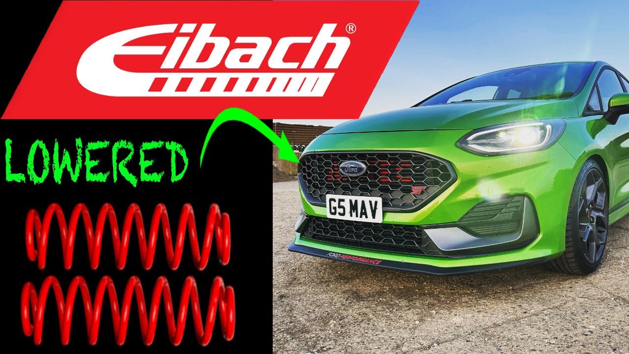 Eibach Lowering Spring Install - How To Lower Your Car - Ford Fiesta ST MK 8.5