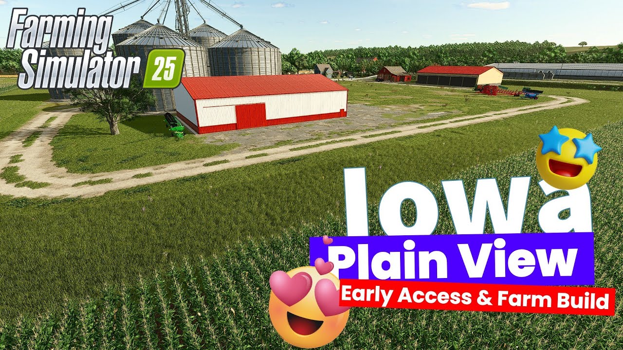 🔴Iowa Plains Farm Build! | FS25