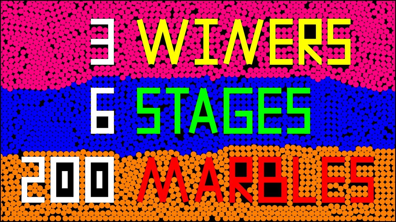 3 & 6 & 200 - Elimination Marble Race in Algodoo | 50 |