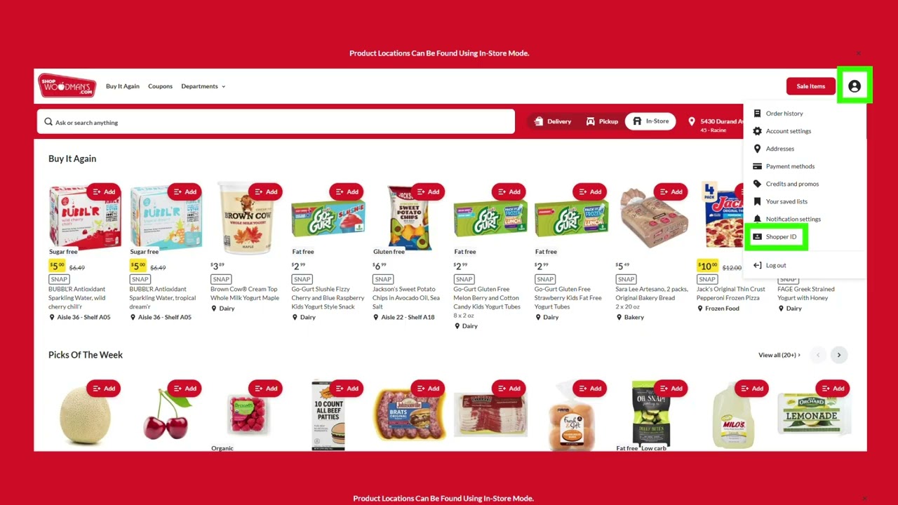 What, Where, and Why... a brief summary of the Woodman's Shopper ID