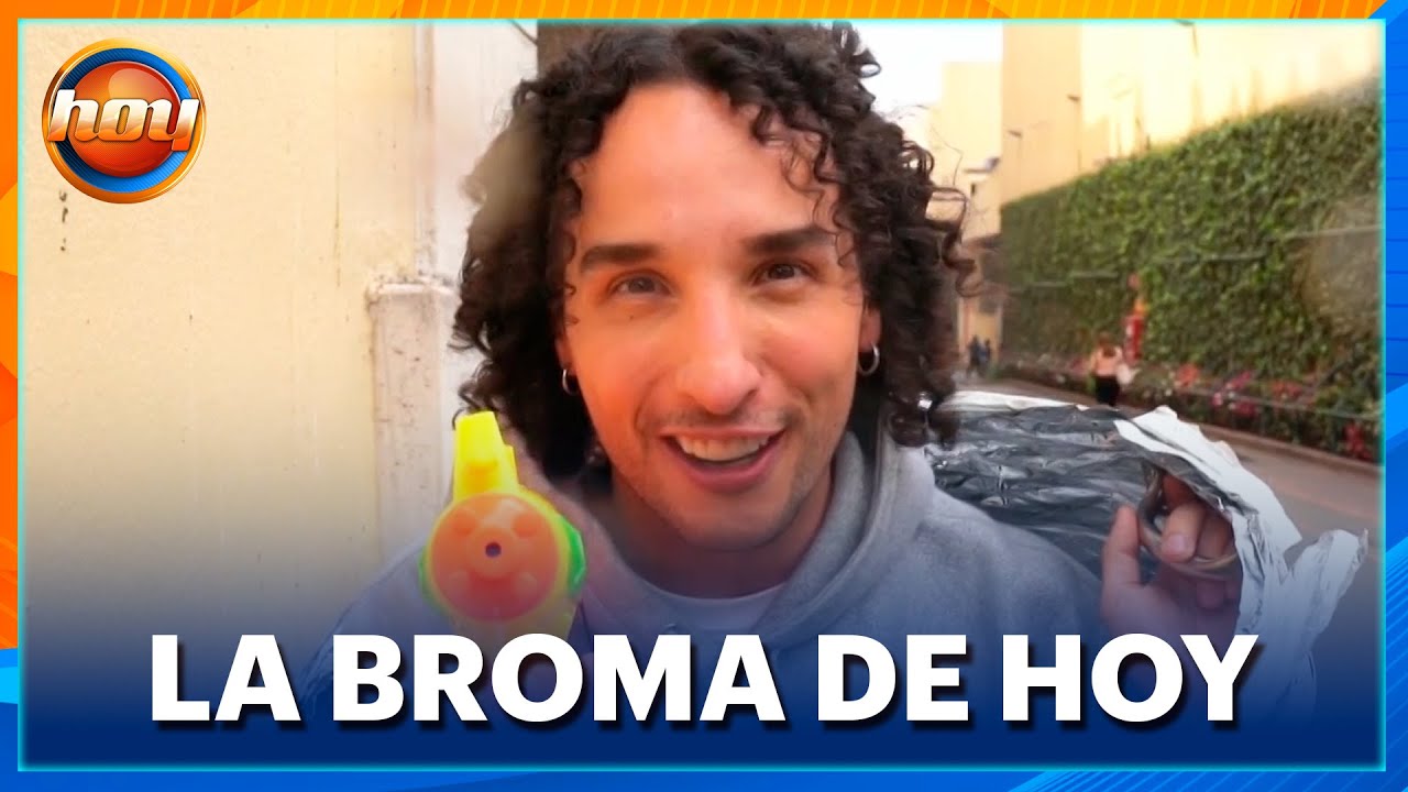 Jorge Anzaldo hizo de las suyas por los pasillos de Televisa Univision | Programa Hoy
