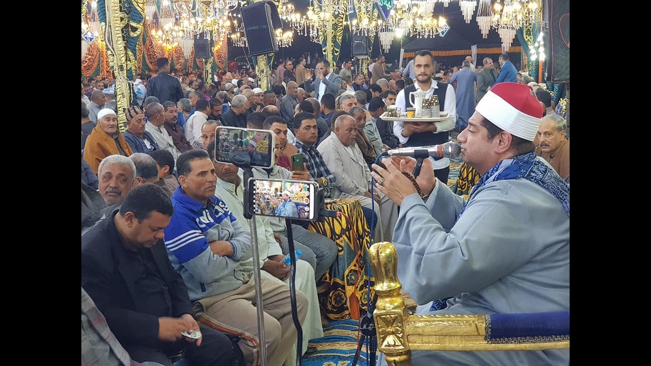 القارئ الشيخ #محمد بسيونى عوض ليله تكريم الفقيد الحاج عبد الحى عنتر السلخ دخميس المحله الكبرى العشاء