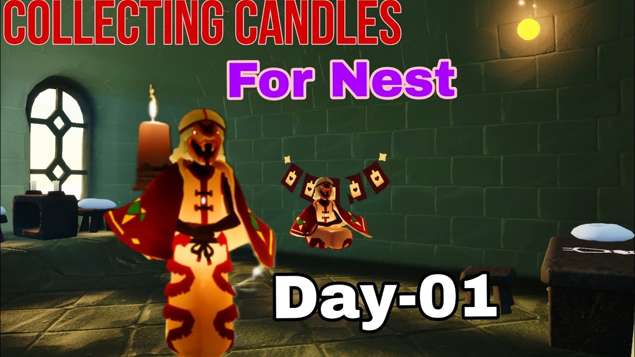 𝘾𝙤𝙡𝙡𝙚𝙘𝙩𝙞𝙣𝙜 𝘾𝙖𝙣𝙙𝙡𝙚𝙨 & 𝙎𝙖𝙫𝙚 𝙁𝙤𝙧 𝙉𝙚𝙨𝙩 Day-01