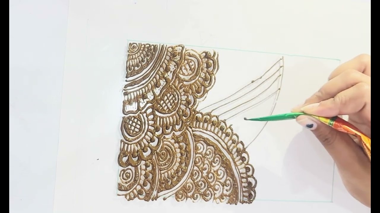 Stylish Heena design | new beautiful simple mehandi design | @Uniquemehandidesign #mehndidesign #art