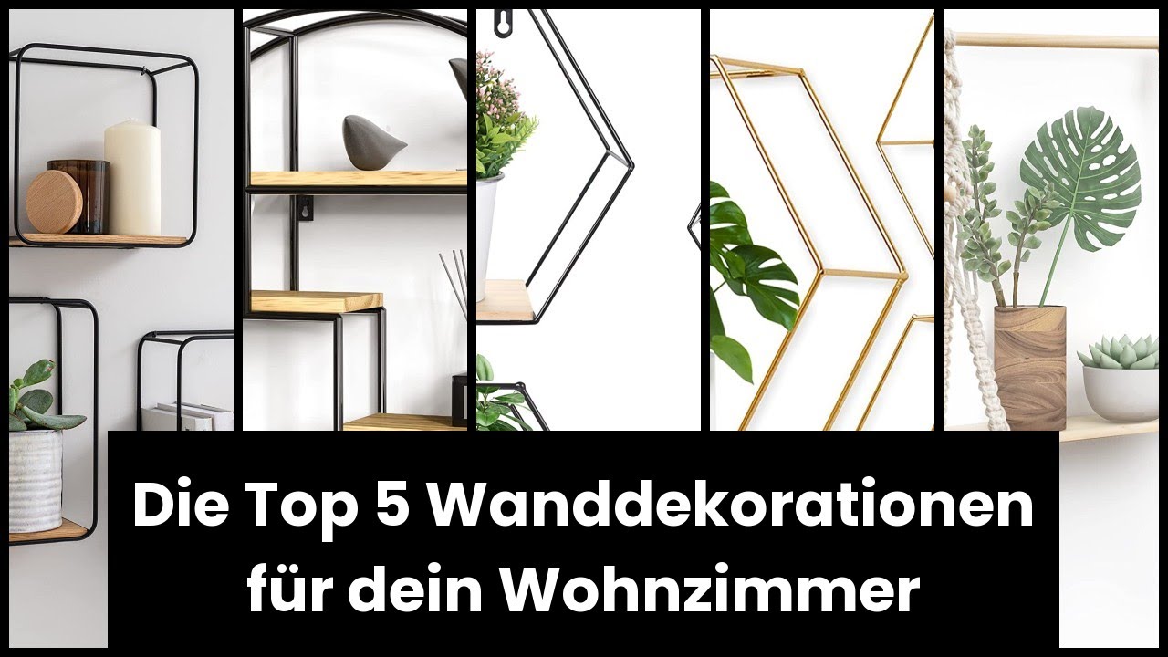 【Wohnzimmer wanddeko】Die Top 5 Wanddekorationen für dein Wohnzimmer ✅