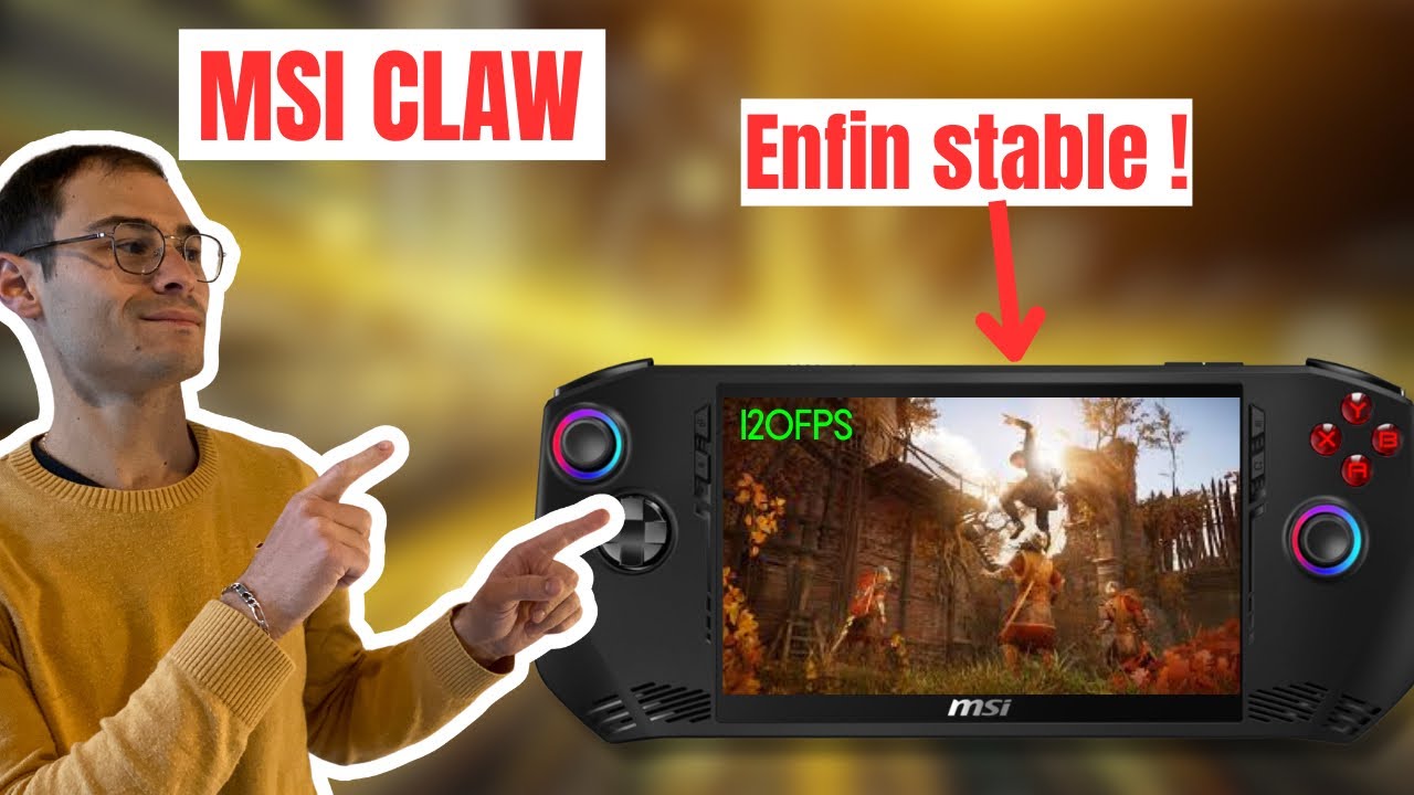 MSI Claw A1M : enfin une console stable après plus d’un an !