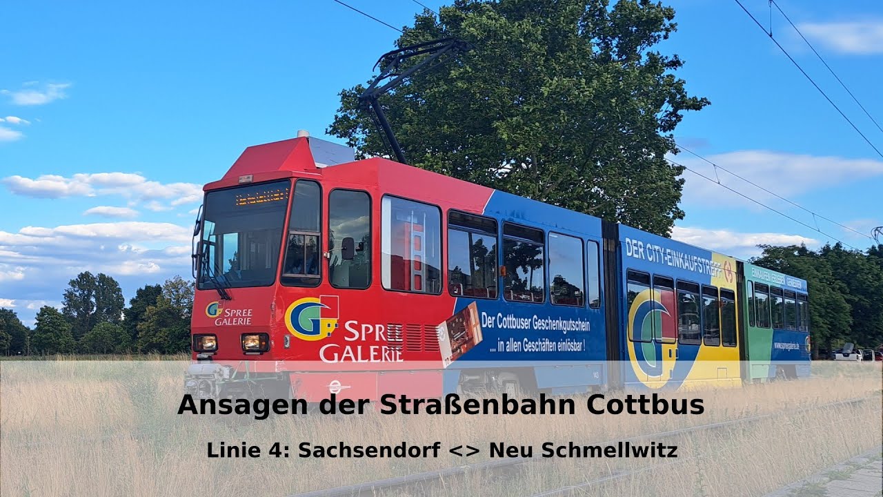 Ansagen Straßenbahn Cottbus Linie 4