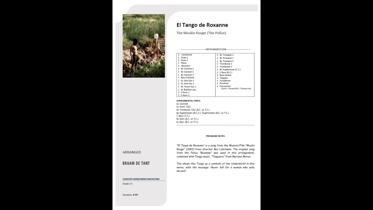 El Tango de Roxanne - from 