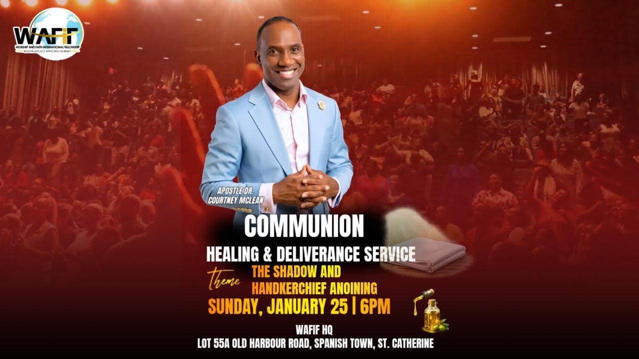 Welcome to our Communion Healing and Deliverance service— January 25, 2026
