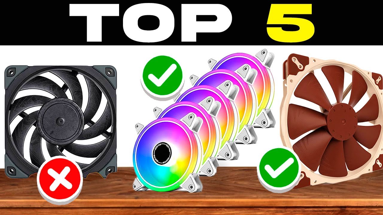 ✅ TOP 5 BEST QUIET PC FANS 2025 | Best Silent Fans for PC