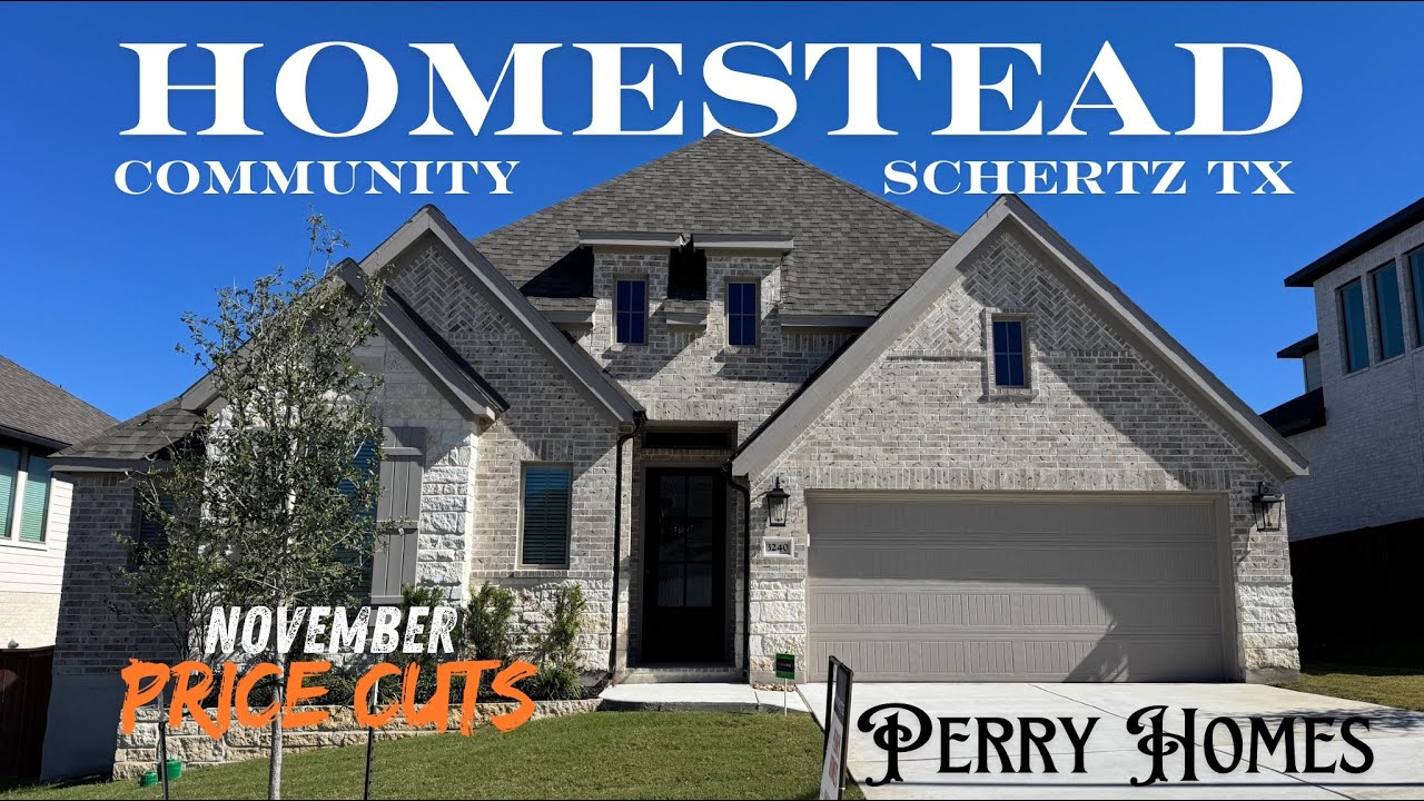 План Perry Homes 2493 на продажу, усадьба, Шертц, Техас