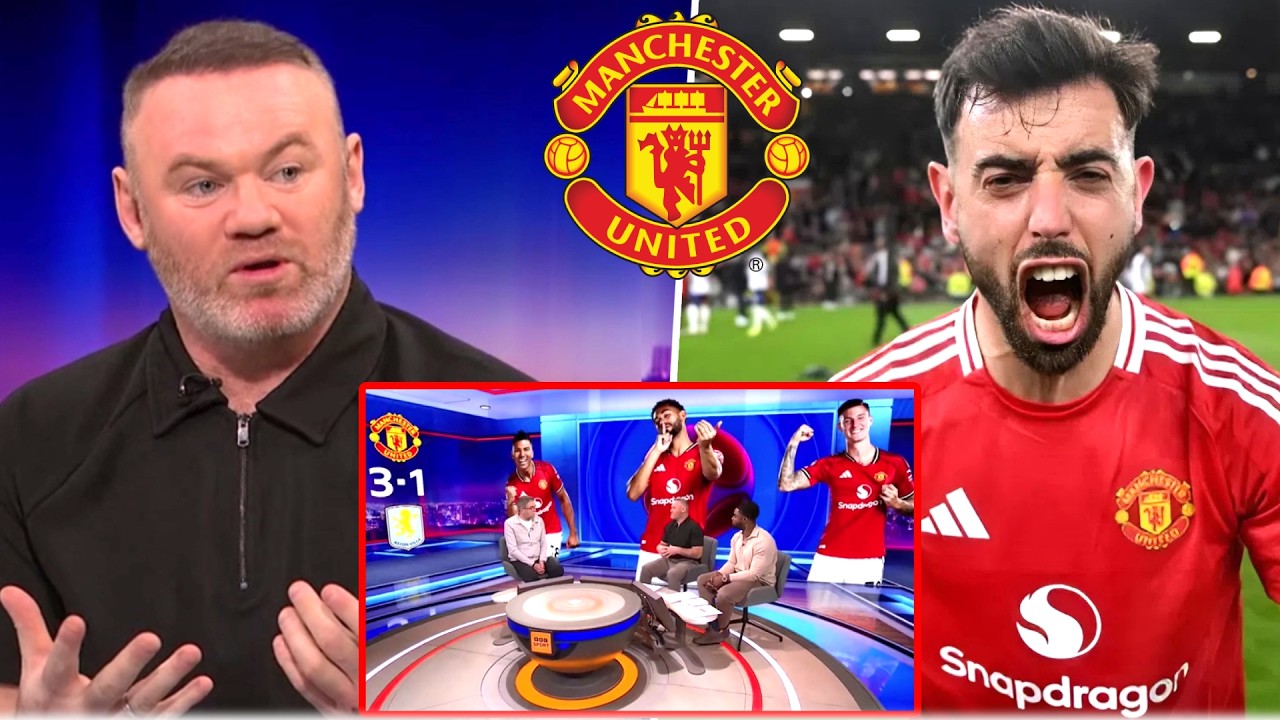 Fernandes improves under Carrick — will he break the assist record? 🙂 | Man United 3–1 Aston Villa!