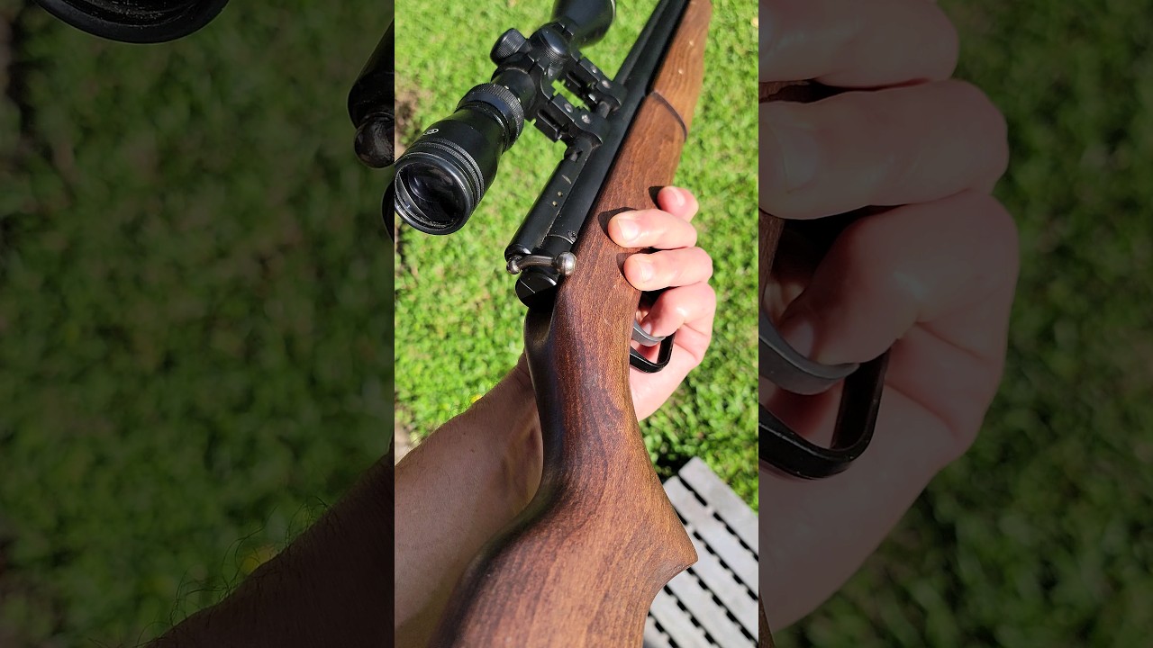 Benjamin model 392PA .22 caliber pump air Rifle with scope #shorts #gun #airgun