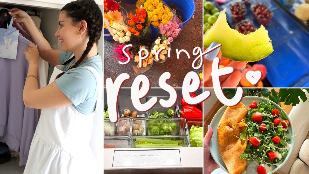 SPRING RESET | Οργάνωση ντουλάπας, Οργάνωση κουζίνας & μερικά νεάκια! 🌸