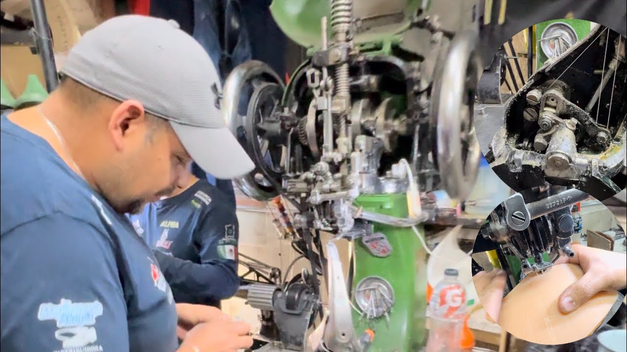 Cómo coser en una máquina Lock Stitcher Landis 36!