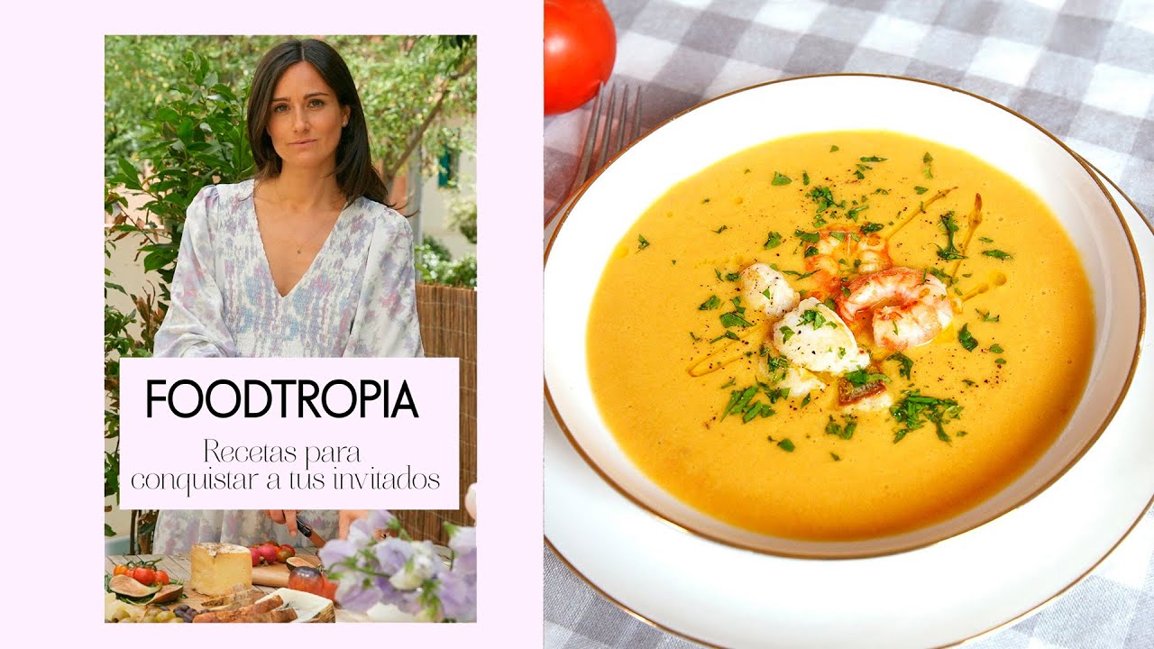 Receta de crema de merluza y langostinos, por Foodtropia | Elle Gourmet España