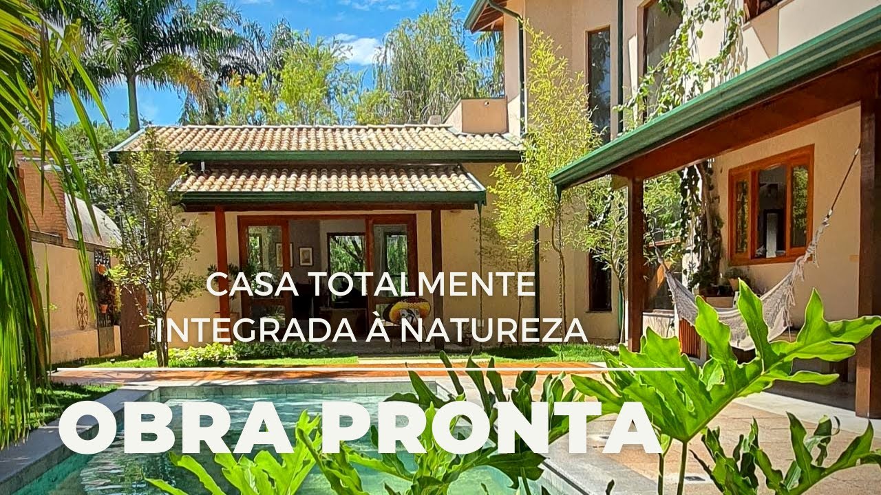 REFORMA, PISCINA, JARDIM COM ELEMENTOS PRIMÁRIOS -  parte 3 de 3 #casaintegradacomanatureza
