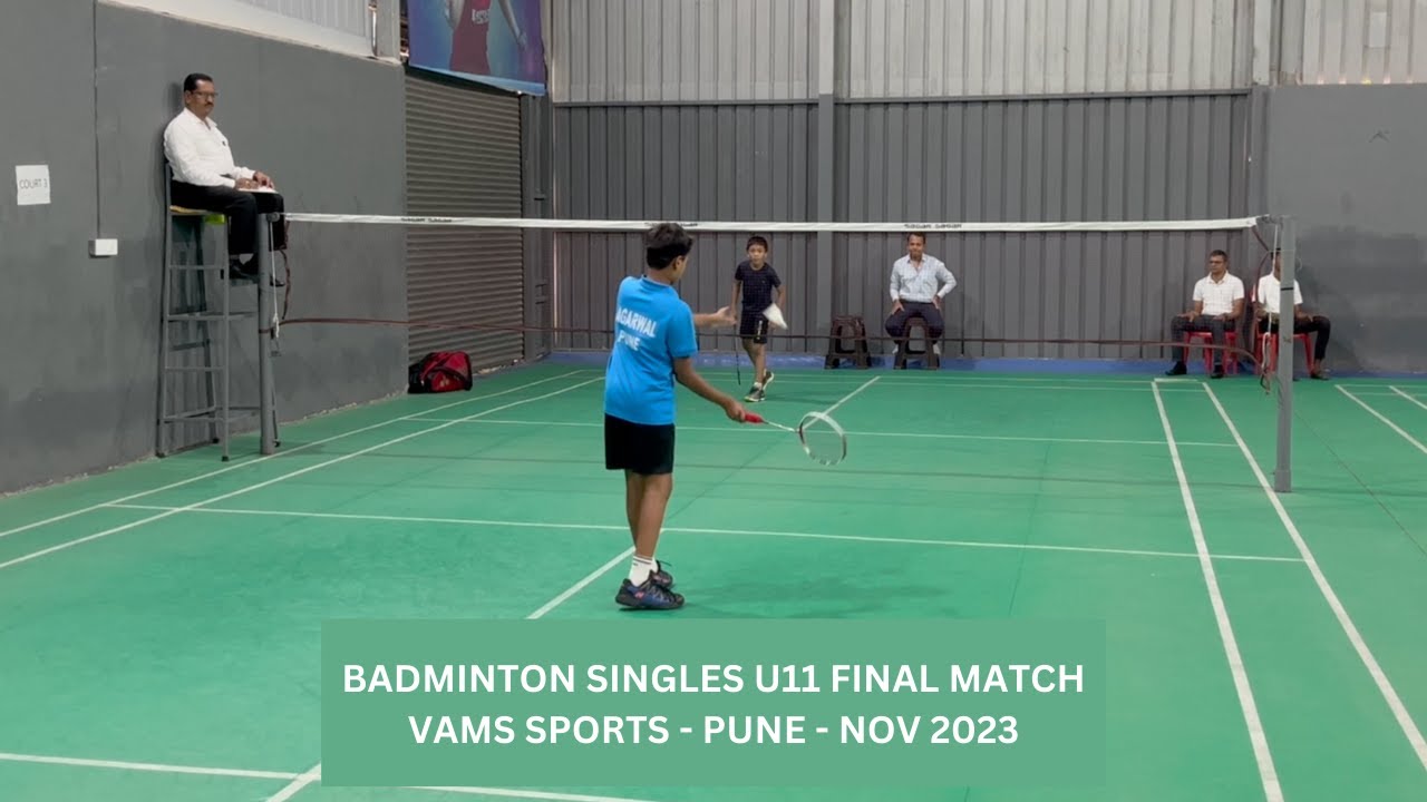 M163 - Under 11 Badminton Singles - Final Match | Yonex Sunrise VAMS Sports - Pune - Nov 2023