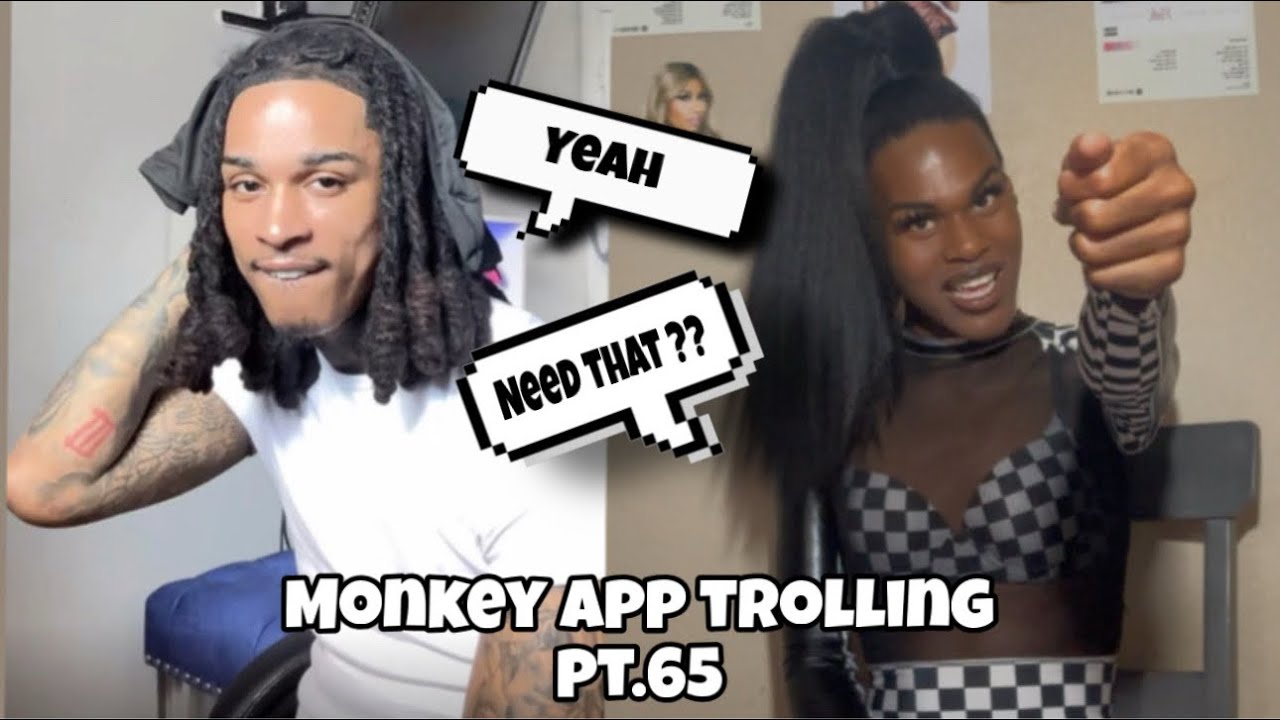 Funny Trans Girl Trolls trade..?? | Monkey app Trolling Pt.65