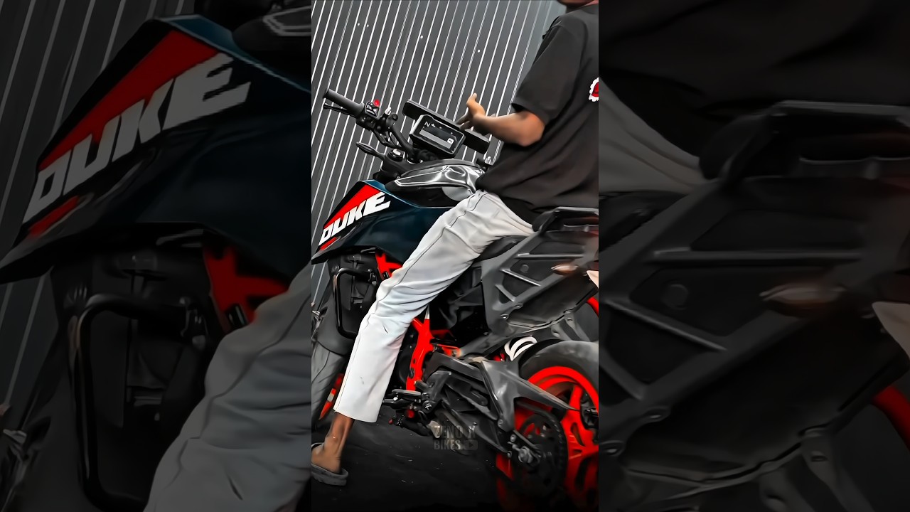 Gen 3 Duke 390 😬⚡ modification work red graphics 🤩🤯 #rc390 #ytshorts #shorts #viralshorts