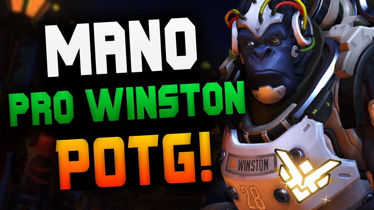 THIS GUY REALLY PRO WINSTON -MANO! POTG! [ OVERWATCH SEASON 14 TOP 500 ]