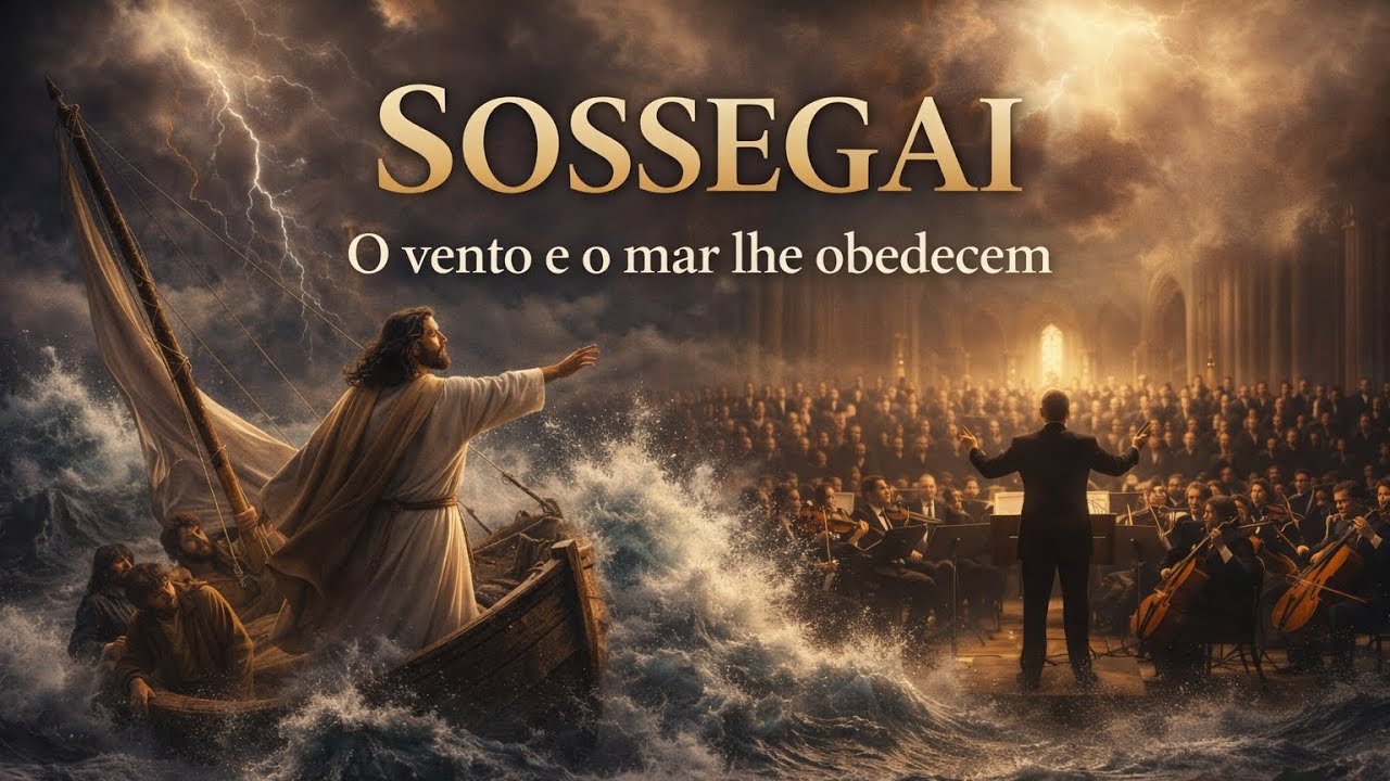 🎶 SOSSEGAI | Harpa Cristã 578 | Coral Medieval | Com letra 