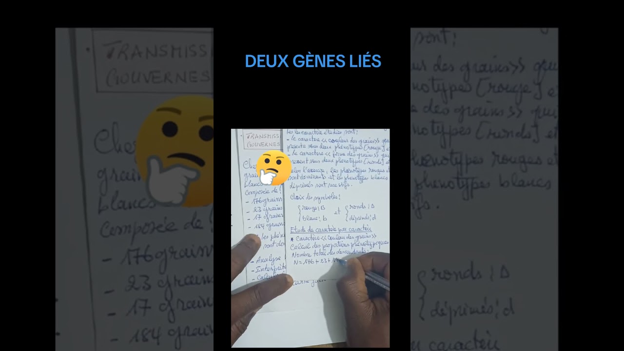 Transmission de deux caractères, gènes liés 