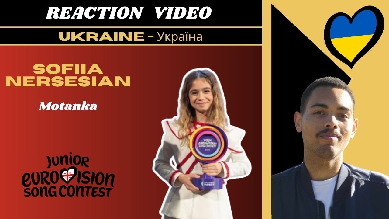 Reaction/ Sofiia Nersesian - Motanka (UKRAINE) - Junior Eurovision 2025
