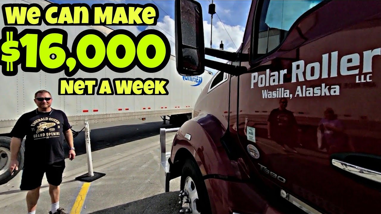 One Of The Highest Paying Truck Driving Jobs In The World | The Life Of An Alaskan Truck Driver