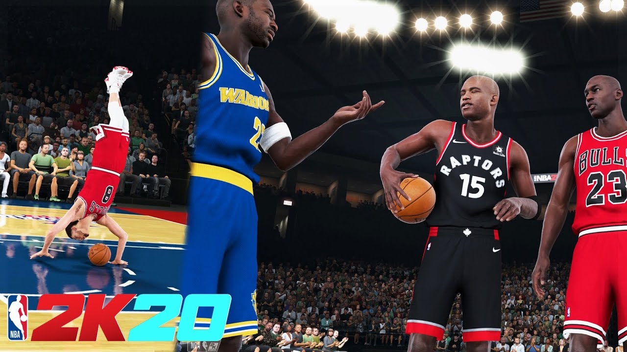 NBA 2K20 EPIC Dunk Contest - Vince Carter, Michael Jordan, Jason Richardson & Zach LaVine