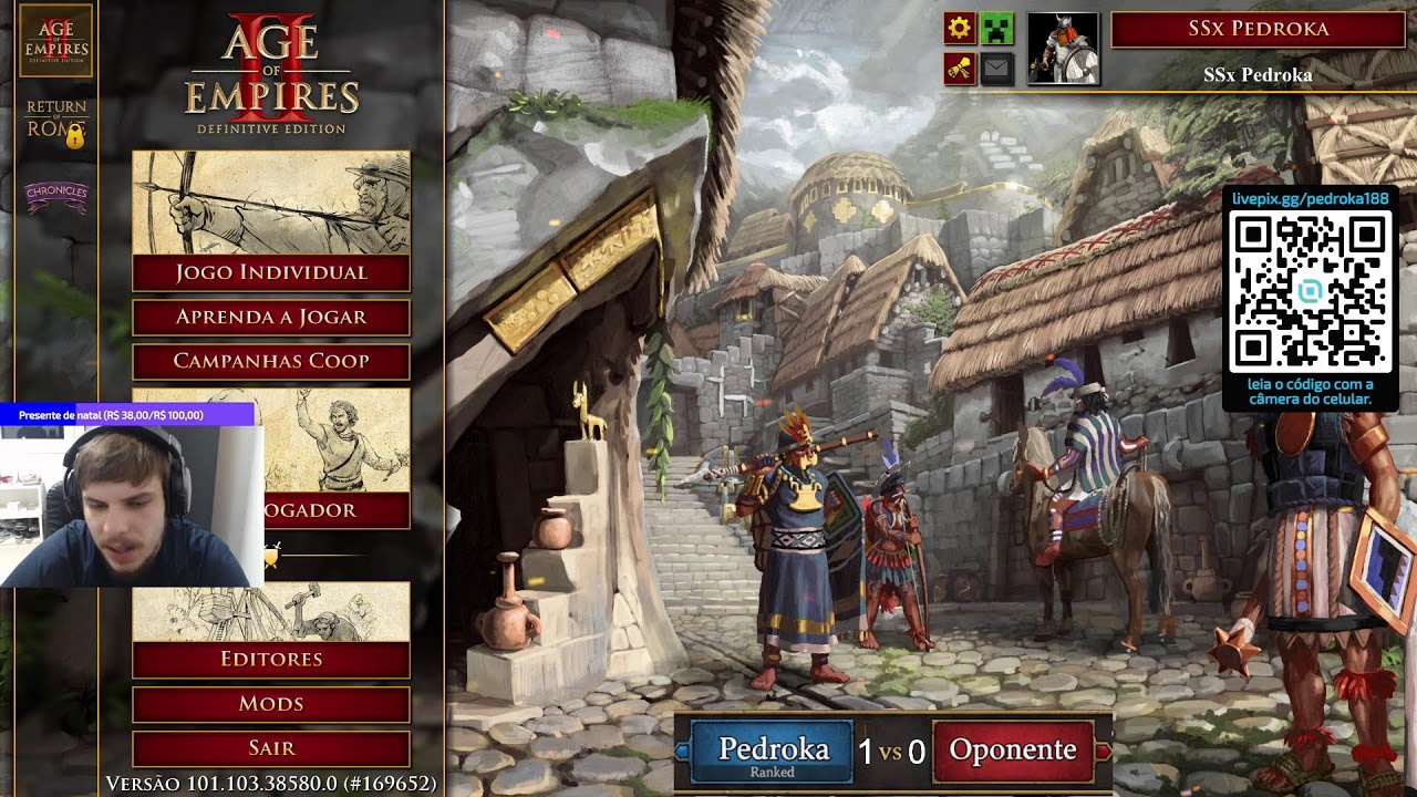 Bora jogar X1! 1.5k AGE OF EMPIRES 2